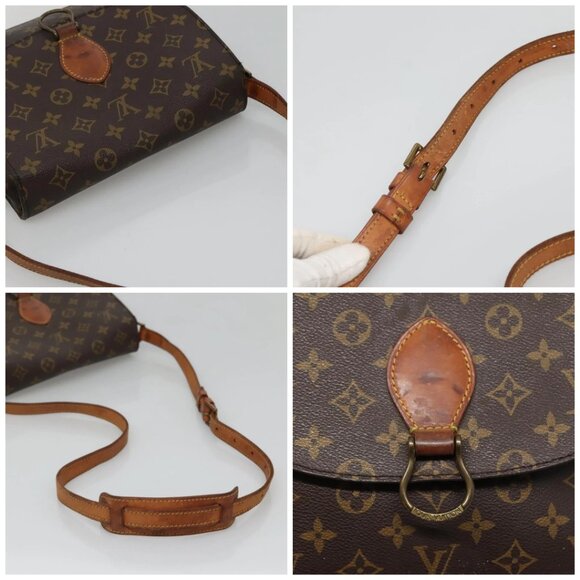 LOUIS VUITTON Monogram Saint Cloud GM Shoulder Bag M51242 LV Auth 115277 - Picture 16 of 16